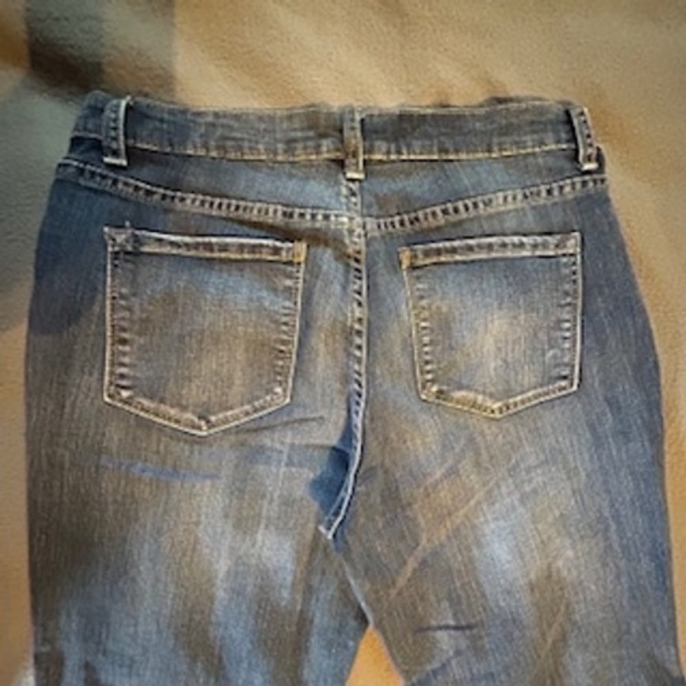 Vintage America Blues Bestie Jeans Skinny Floral Embroidered Denim Size 8/29 R - Picture 7 of 15